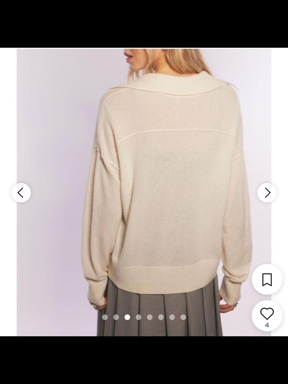 Free People Eloura Cashmere Sweater Size M - Picture 5 of 12